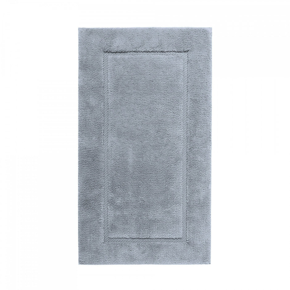 Graccioza Egoist bath rug in white, 28x47 inches, plush and absorbent for bathroom comfort and style