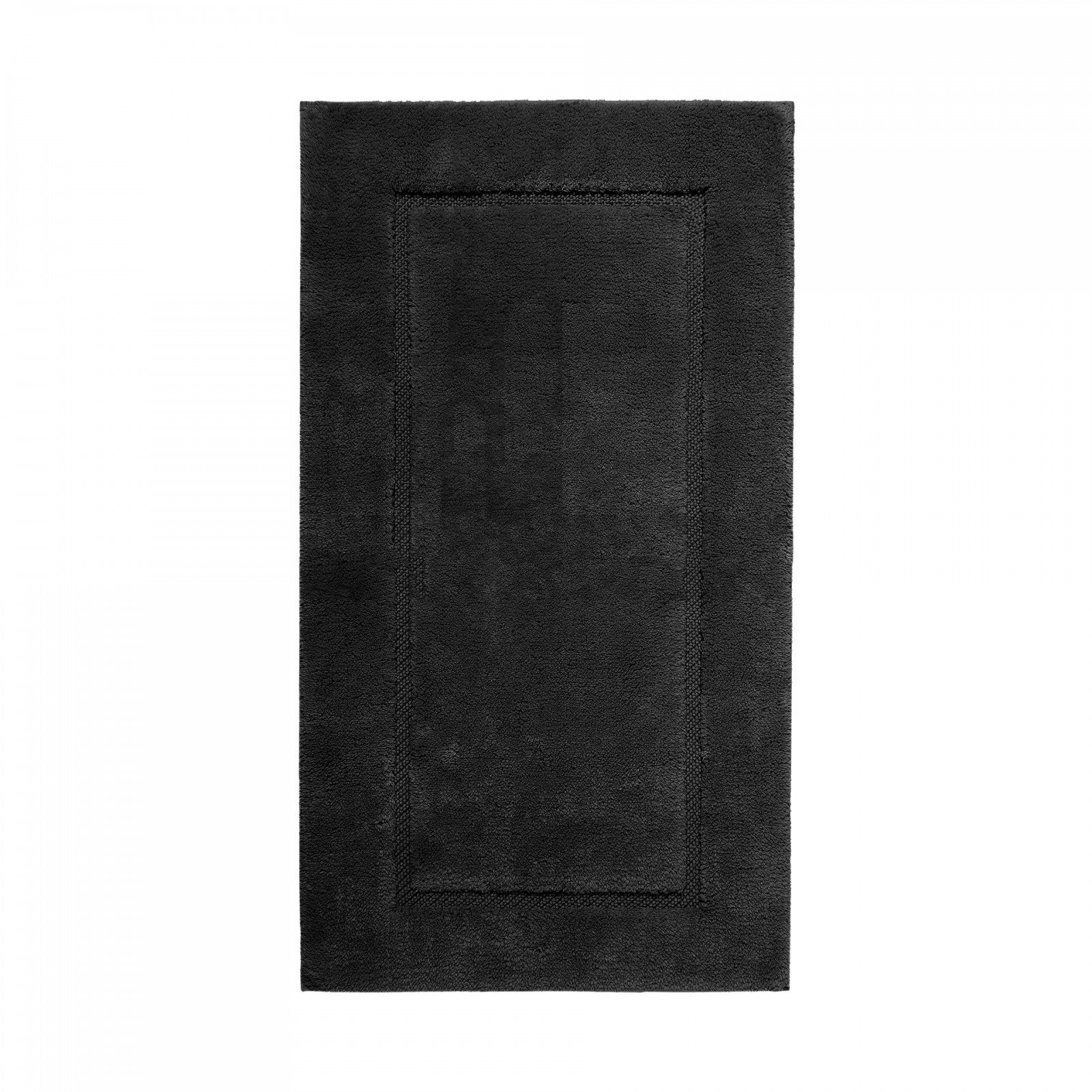 Graccioza Egoist bath rug in white, 28x47 inches, plush and textured fabric for bathroom decor and comfort.