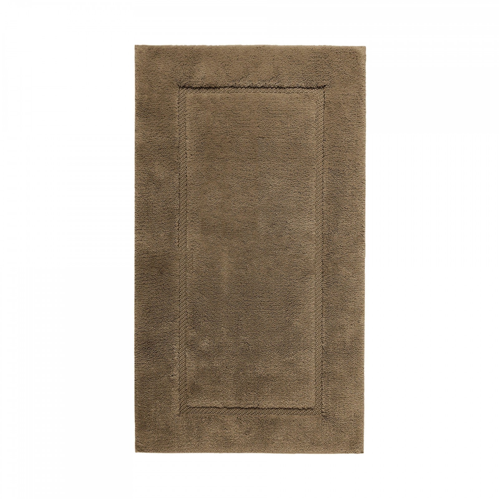 Soft, plush Graccioza Egoist bath rug in white with textured pattern, measuring 28x47 inches, ideal for bathroom comfort.