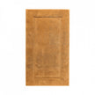 Graccioza Egoist bath rug in white with textured pattern, 28x47 inches, plush and absorbent for bathroom comfort.