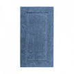Graccioza Egoist bath rug in white, 28x47 inches, plush and absorbent bathroom mat with textured surface.