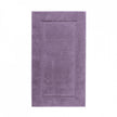 Gray Graccioza Egoist bath rug measuring 28x47 inches, soft and plush with a textured surface for bathroom comfort.