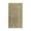 Graccioza Egoist bath rug in 28x47 inches with plush, textured white fabric for bathroom decor and comfort.