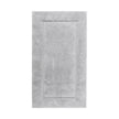 Graccioza Egoist bath rug in 28x47 inches with plush texture and neutral color, ideal for bathroom decor.