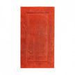 Graccioza Egoist bath rug in beige with textured, plush surface, measuring 28x47 inches, designed for bathroom comfort and style