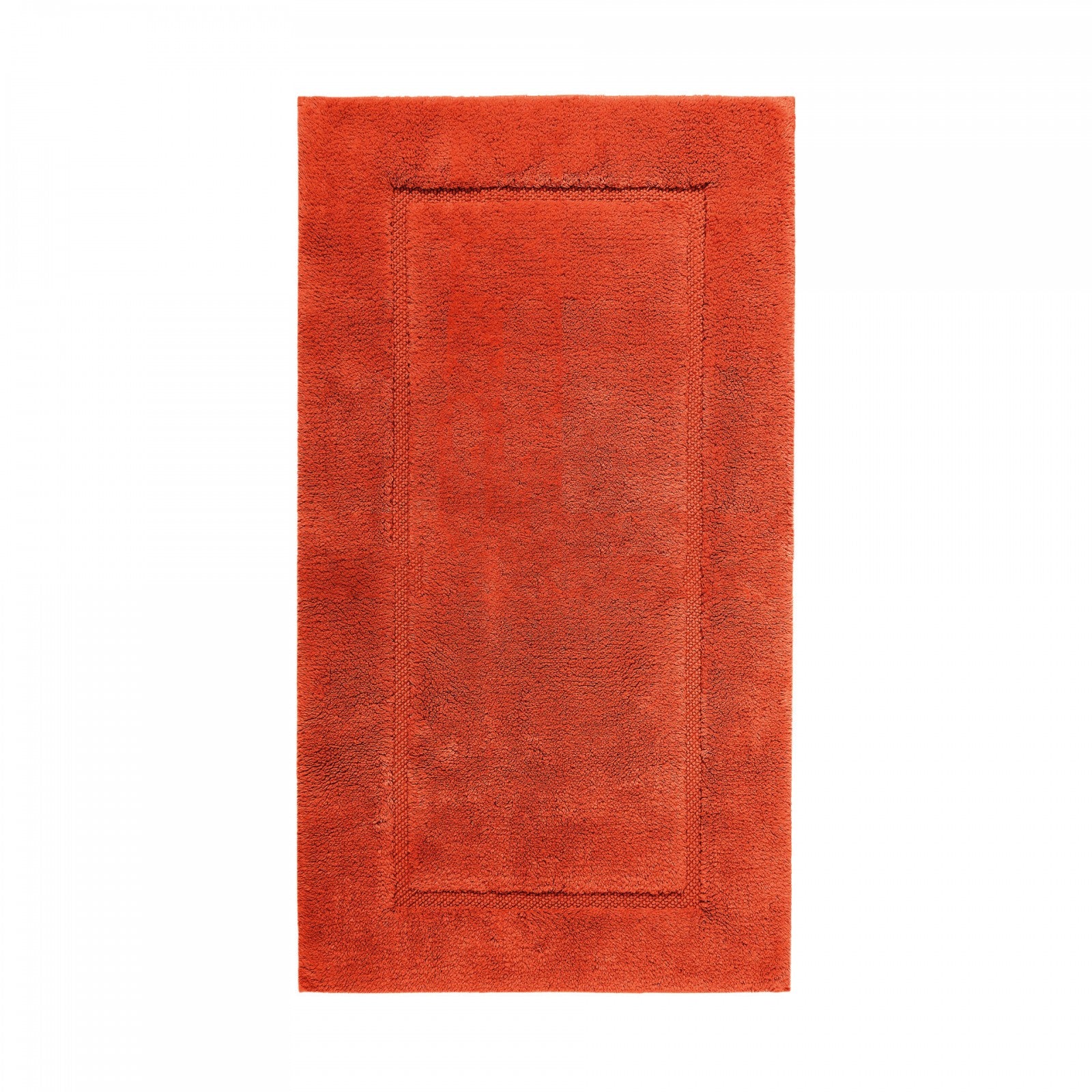 Graccioza Egoist bath rug in beige with textured, plush surface, measuring 28x47 inches, designed for bathroom comfort and style