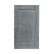 Gray Graccioza Egoist bath rug 28x47 inches with plush, absorbent texture for bathroom decor and comfort.