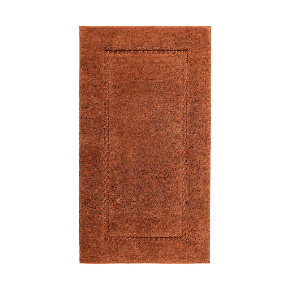 Graccioza Egoist bath rug in white, 28x47 inches, plush textured bath mat for bathroom decor and comfort
