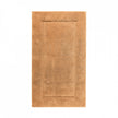 Graccioza Egoist bath rug in white, 28x47 inches, soft plush fabric with textured design for bathroom decor.