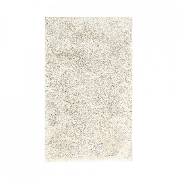 Graccioza Egoist Cloud memory foam bath rug in natural color, 20x31 inches, soft and plush bath rug for comfort.