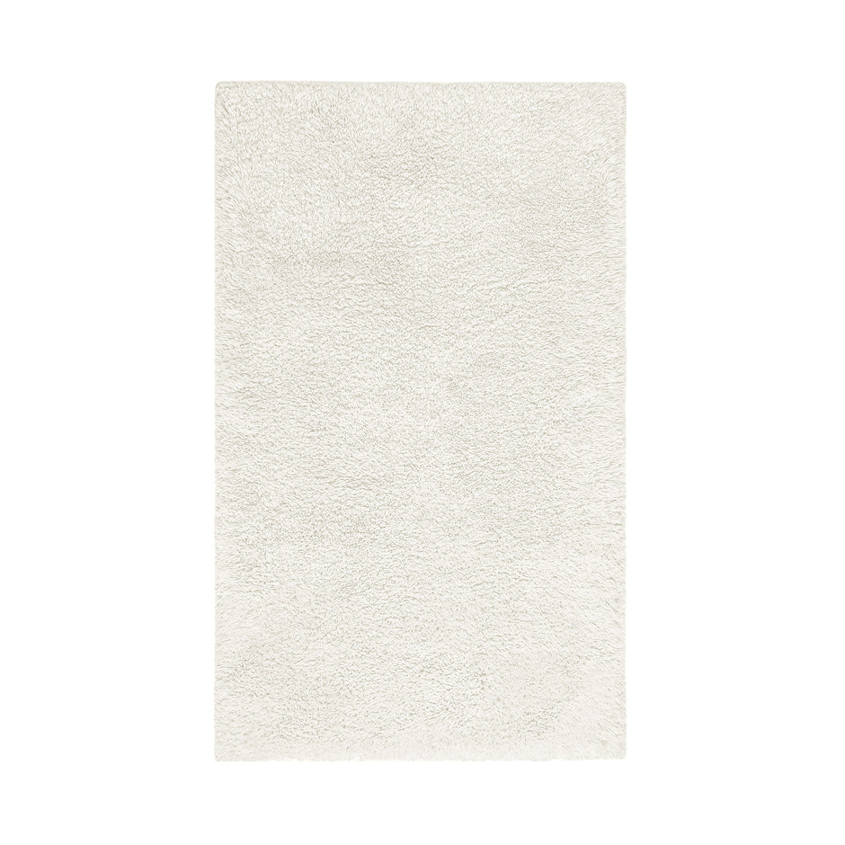 Graccioza Egoist Cloud memory foam bath rug in natural color, 20x31 inches, soft and plush for bathroom comfort.