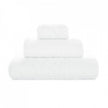 Graccioza Egoist bath towel in fog color, plush and soft, showcasing its luxurious texture and high-quality material.