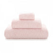 Gray Graccioza Egoist hand towel with textured fabric and folded design, displayed on a bathroom countertop.