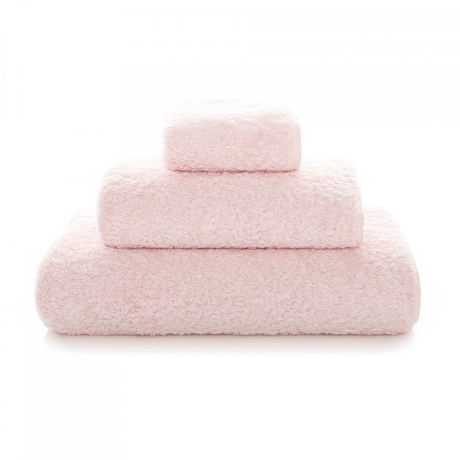 Gray Graccioza Egoist hand towel with textured fabric and folded design, displayed on a bathroom countertop.