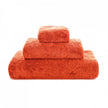 Gray Graccioza Egoist hand towel with soft, plush fabric, displayed folded on a white background.