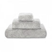 Gray Graccioza Egoist hand towel with soft, plush fabric, featuring subtle texture for a luxurious bathroom accessory.