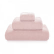 Graccioza Pearls bath towel featuring soft, plush fabric with a luxurious pearl pattern in a fog gray color.