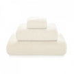 Soft Graccioza Pearls bath towel in a fog color, showing its plush texture and elegant design for luxurious bathroom comfort.