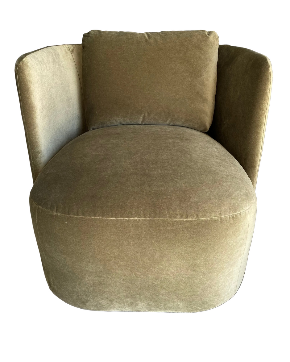 Verellen Hudson Swivel Club Chair Banks Balsam - Maaribu