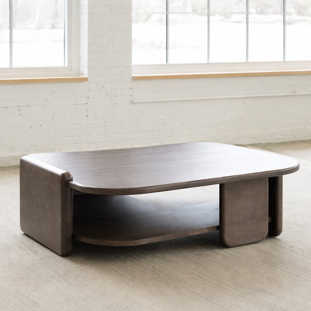 Verellen Brisbane Coffee Table Ash Smooth Smoke - Maaribu