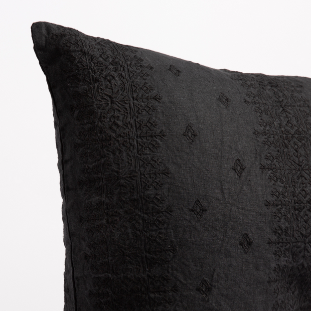 Ines Sham Corvino Euro Sham by Bella Notte featuring luxurious fabric and elegant design for sophisticated bedding decor.