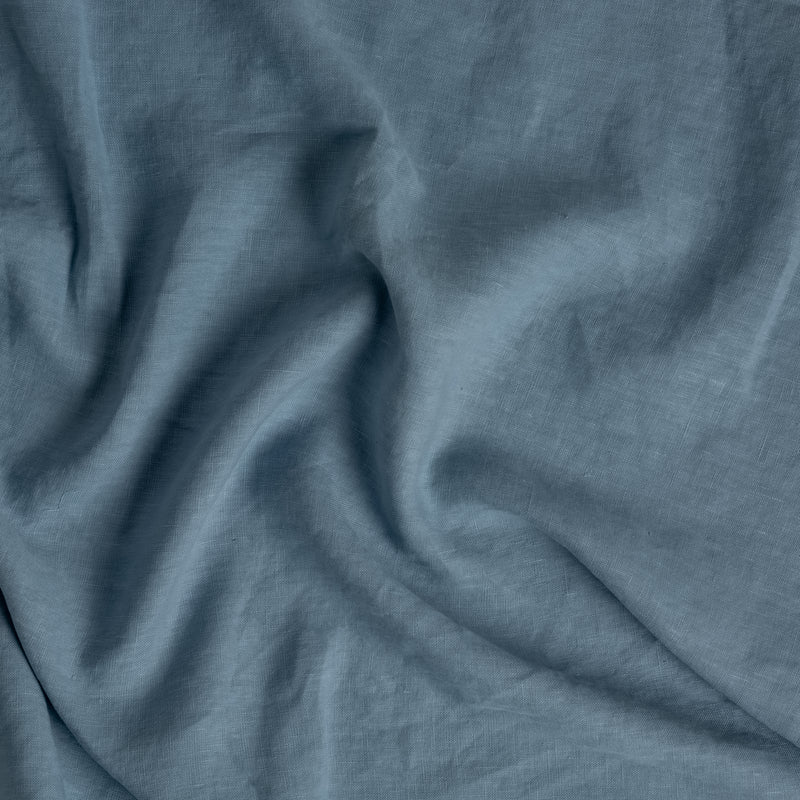 King Austin Duvet Cover by Bella Notte in Tahoe Blue, featuring soft fabric and elegant design for a luxurious bedroom look.