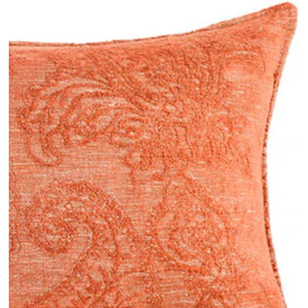 Orange Uniq'uity Savery Decor Pillow 20x12 with plush fabric and vibrant color, perfect for adding a pop of color to your space.