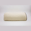 Cream Uniq'uity Kahlo throw blanket, 59x78 inches, featuring vibrant, artistic design perfect for cozy home decor.