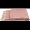 White Uniq'uity Allen Throw Blanket, soft and cozy fabric, displayed folded with textured surface for comfortable home decor.