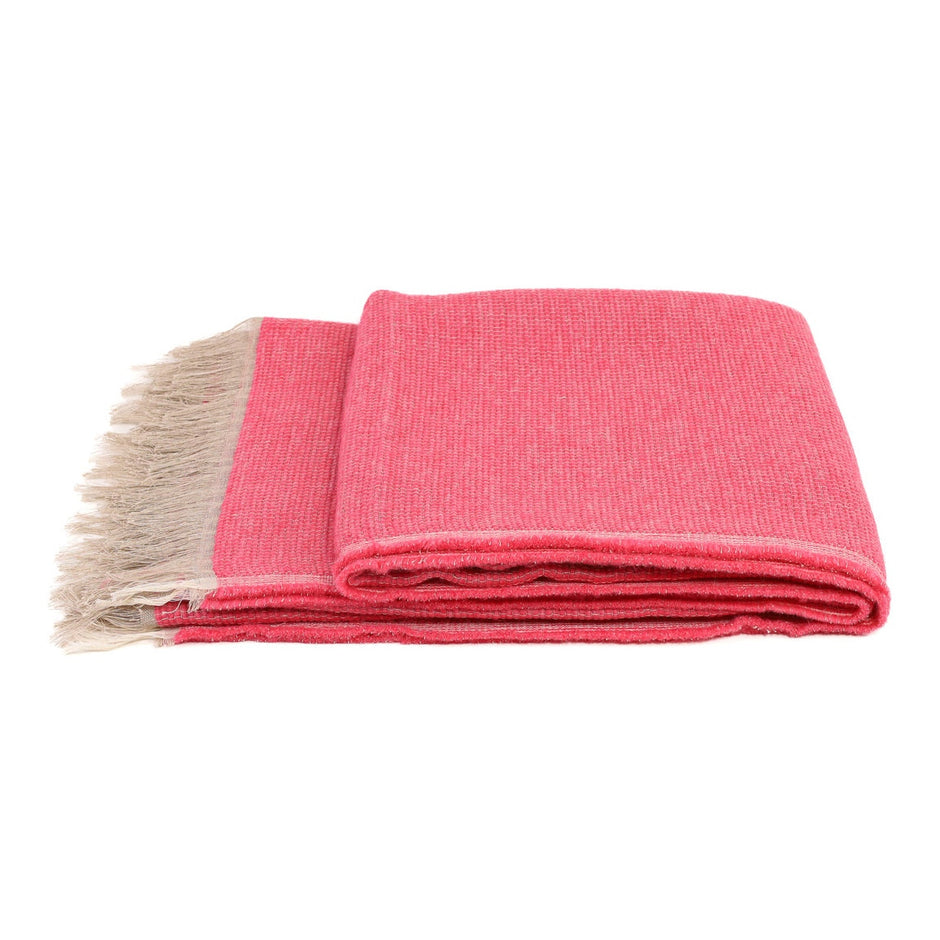 White Uniq'uity Allen throw blanket, soft and cozy throw blanket from In Stock Uniq'uity, displayed flat for comfortable lounging.