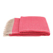 White Uniq'uity Allen throw blanket, soft and cozy throw blanket from In Stock Uniq'uity, displayed flat for comfortable lounging.