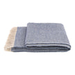 White Uniq'uity Allen throw blanket showcasing soft fabric and cozy texture, perfect for adding warmth and comfort to your space.