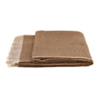 White Uniq'uity Allen Throw Blanket, soft and cozy throw blanket from In Stock Uniq'uity, displayed folded on a neutral background.