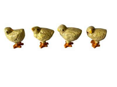 Cast Iron Chicks Set of 4