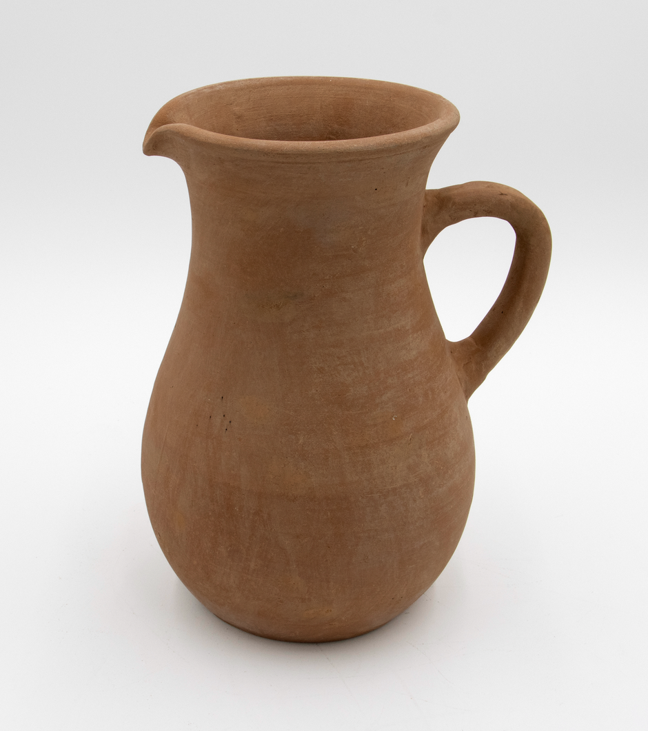 Large Terracotta Pitcher, Natural