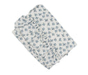 Linen Salvage Rosebud Tatter Ruffle Sham in chambray fabric, standard size, featuring ruffled edges and a soft, textured appearance.