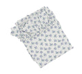 Lilac Rosebud Tatter Ruffle Sham by Linen Salvage, standard size, soft textured fabric with ruffled edges for a cozy bedroom look.