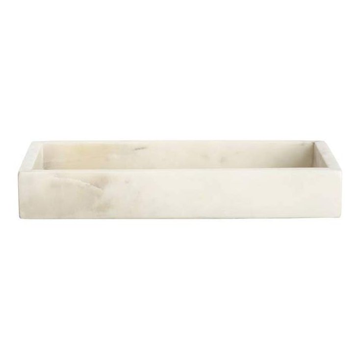 Belle de Provence marble bath tray by Lothantique Inc. with elegant Mediterranean design and smooth marble surface.