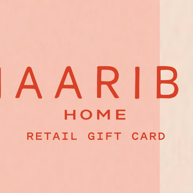 Maaribu retail gift card featuring the Maaribu brand logo, suitable for gifting or store credit use.