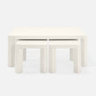 Made Goods Taylam nesting coffee table set with sleek, modern design and smooth surfaces, ideal for contemporary living spaces.
