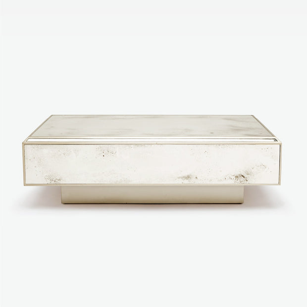 Made Goods Vanessa coffee table with a sleek, modern design featuring a smooth wooden surface and sturdy legs.