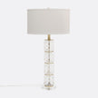 Made Goods Beroe table lamp with a sleek, modern design featuring a smooth, rounded base and a simple lampshade.