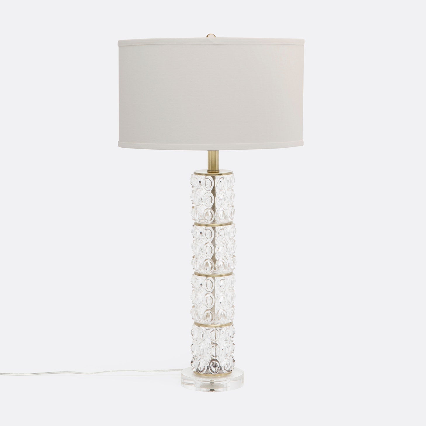 Made Goods Beroe table lamp with a sleek, modern design featuring a smooth, rounded base and a simple lampshade.