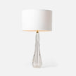 Made Goods Briony table lamp with a sleek, modern design featuring a cylindrical base and a fabric shade.