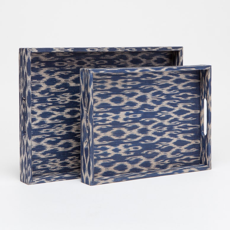 Made Goods Doreen Tray featuring a sleek, minimalist design with a smooth surface and sturdy handles for stylish serving or decor.