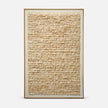 Framed textured artwork on a white background