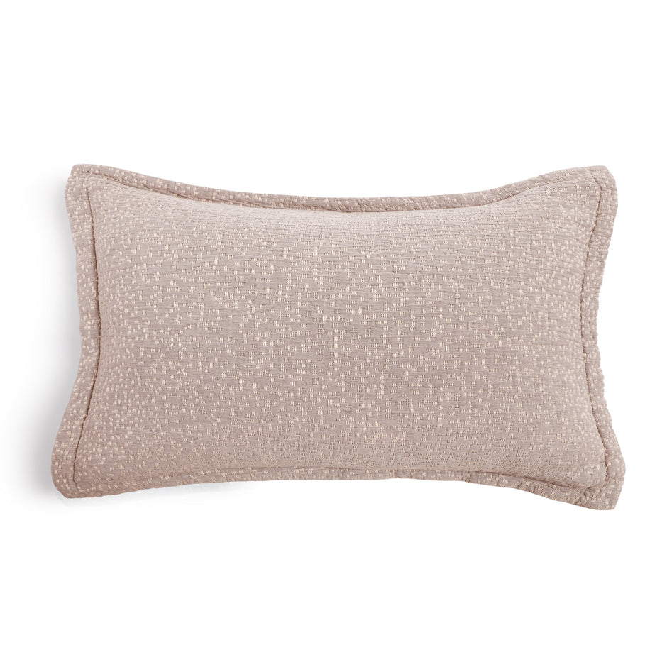 terracotta blush colored matelasse king sham at maaribu