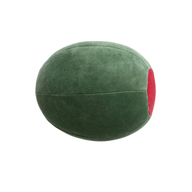 Cotton Velvet Olive Pillow - Maaribu