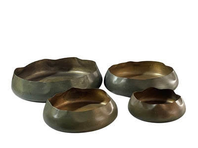 Patina Round Trays Set of 4