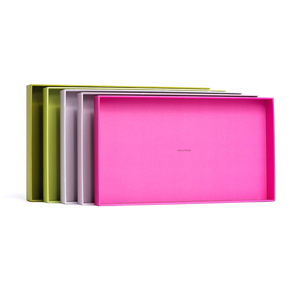 Piecework Puzzle Trays for organizing and sorting jigsaw puzzles, with multiple compartments for easy puzzle assembly.